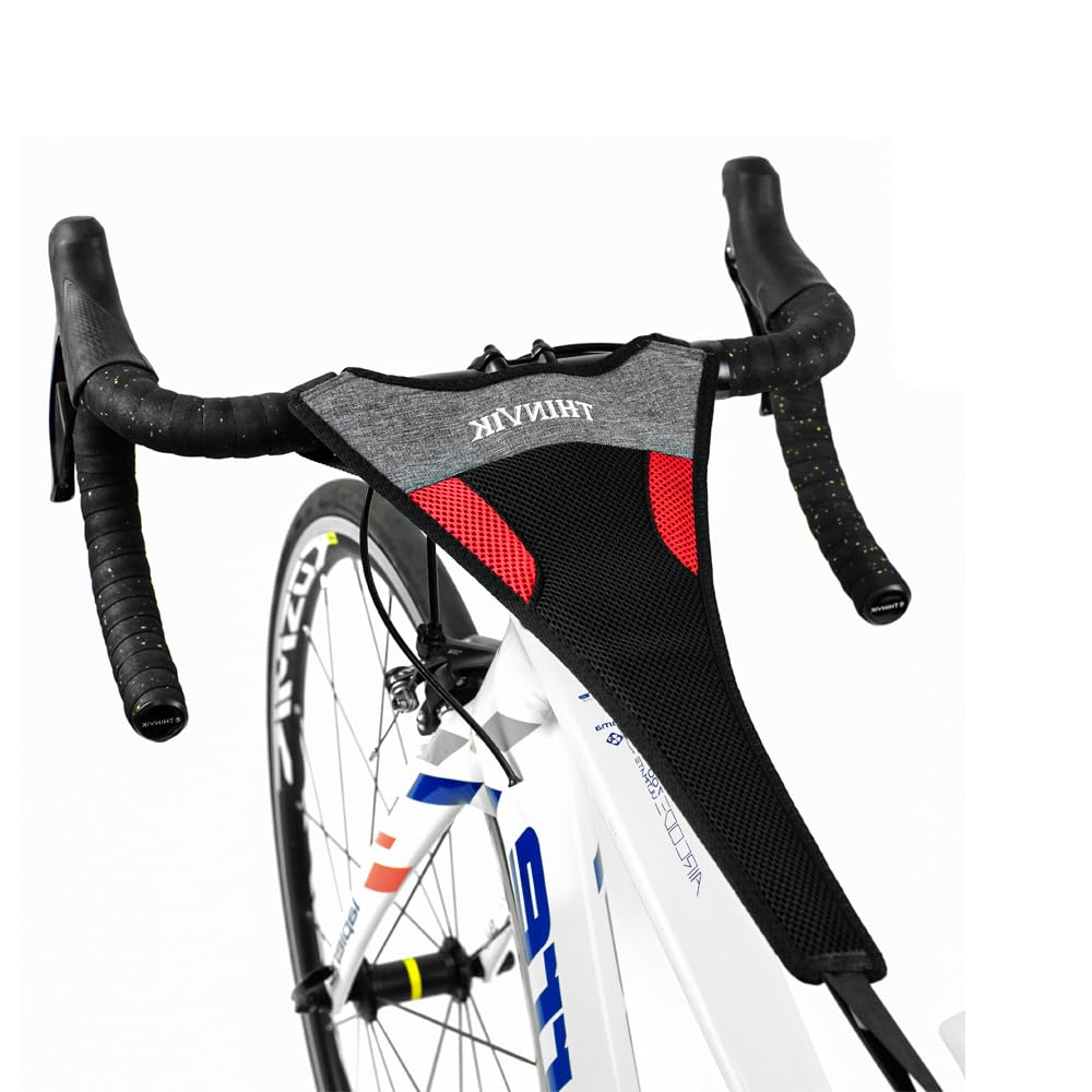 Thinvik Protezione Anti-Sudore per Telaio Bici - Fascia Assorbente per Home Trainer e Rulli Allenamento - Compatibile con Biciclette da Corsa e MTB