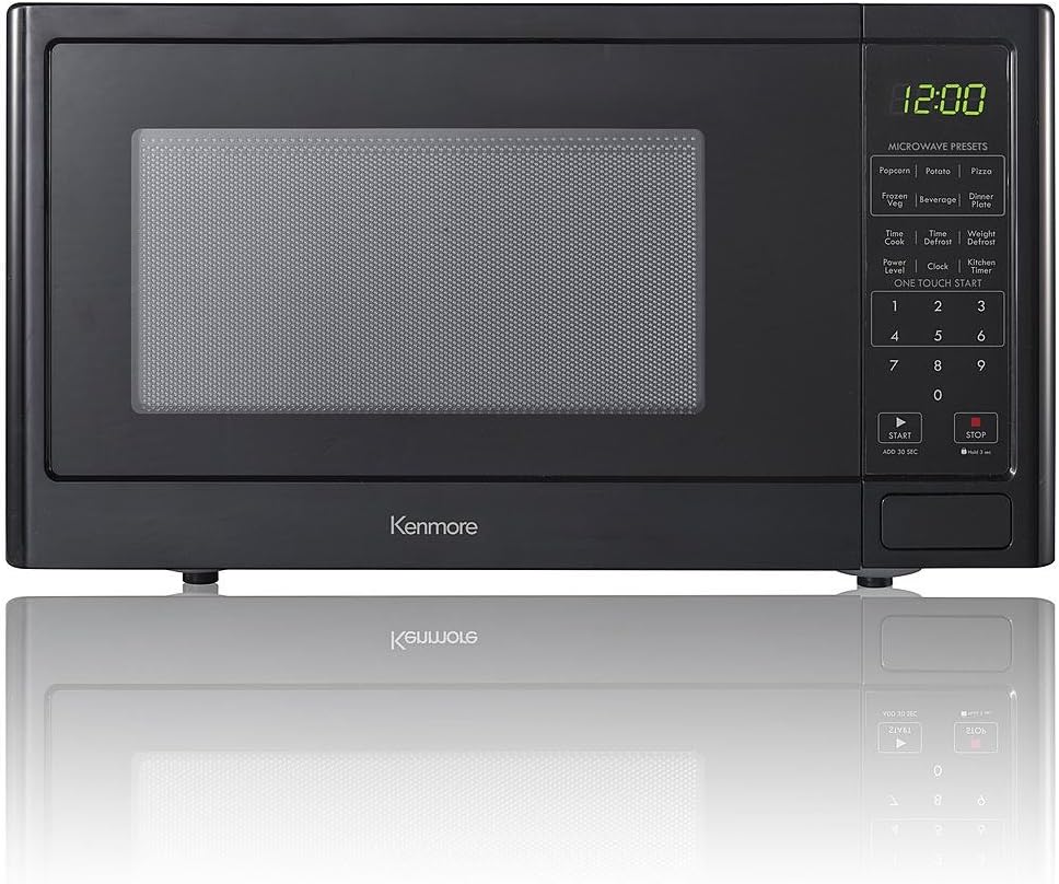 Kenmore 0.9 cu. ft. Countertop Microwave Oven - Black