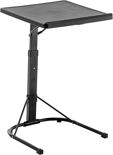 Miniatura 7 de BTEXPERT Folding TV Tray Table Tray Foldable 3 Adjustable Height & Tilt Angles for Dinner Eating Reading Laptop on Bed Sofa & Couch