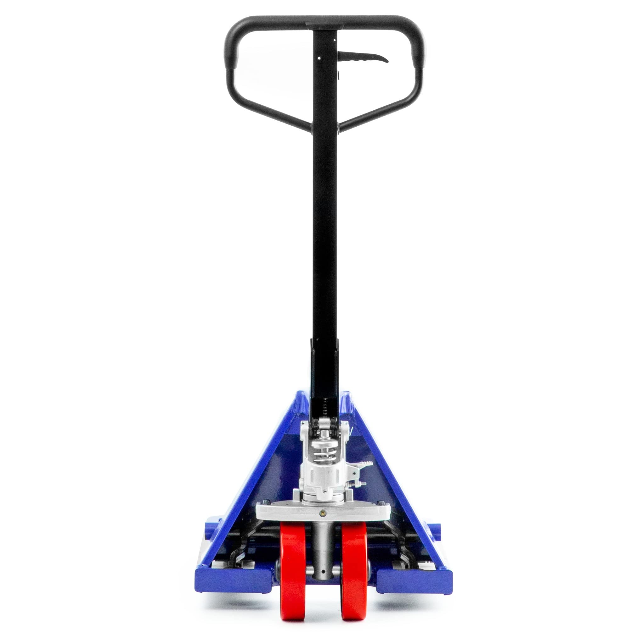 Pallit Transpalette COMPACT-P | Capacité de charge 2500 kg | longueur de fourche 800 mm | roues PU | transpalette court