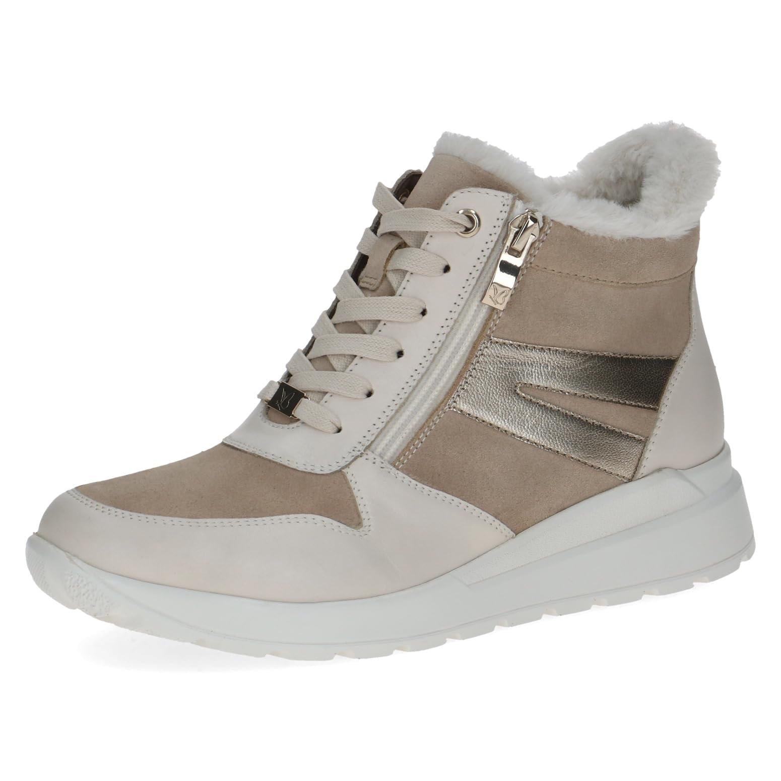 CAPRICE Women Damen 9-25252-45 Sneaker, Snow Comb, 8.5 UK