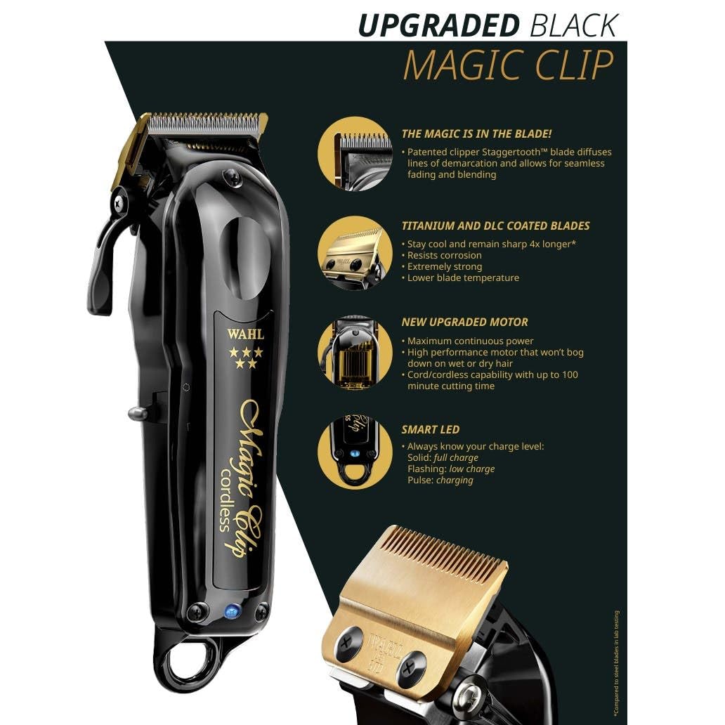 Wahl Professional 56463 Magic Clip 5 Star Wireless Lithium Black