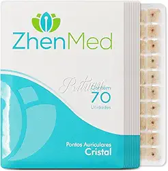 Ponto Auricular Cristal 700 Pontos Zhenmed Auriculoterapia (Esparadrapo Redondo)