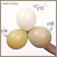 Vista 120 de PartyWoo Nude Balloons 100pcs 12 Inch Apricot Boho Fall Neutral Latex Helium Balloons for Graduation Wedding Anniversary Birthday Boy Baby Shower