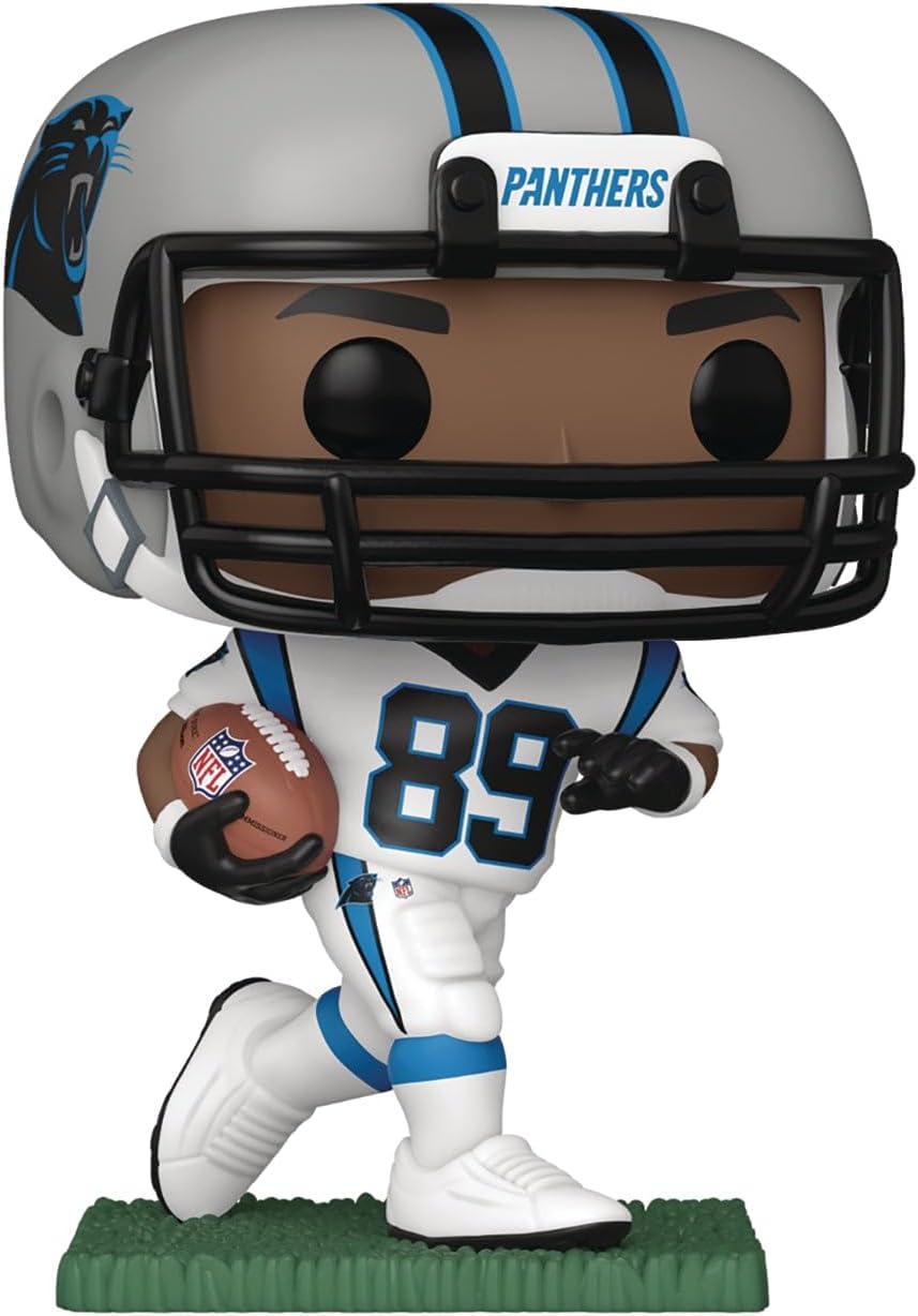 Pop Sports NFL Carolina Panthers Steve Smith Sr. #219 Away White Jersey Vinyl Figure & Eco Tek Protector Case