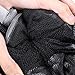 Tbestmax 75g XL Black Loofah Sponge for Exfoliating, Soft Shower Puff Bath Ball Body Scrubber Mesh Pouf 4 Set