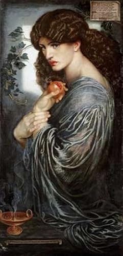 Posterazzi Póster de proserpina por Dante Gabriel Rossetti (10 x 20)