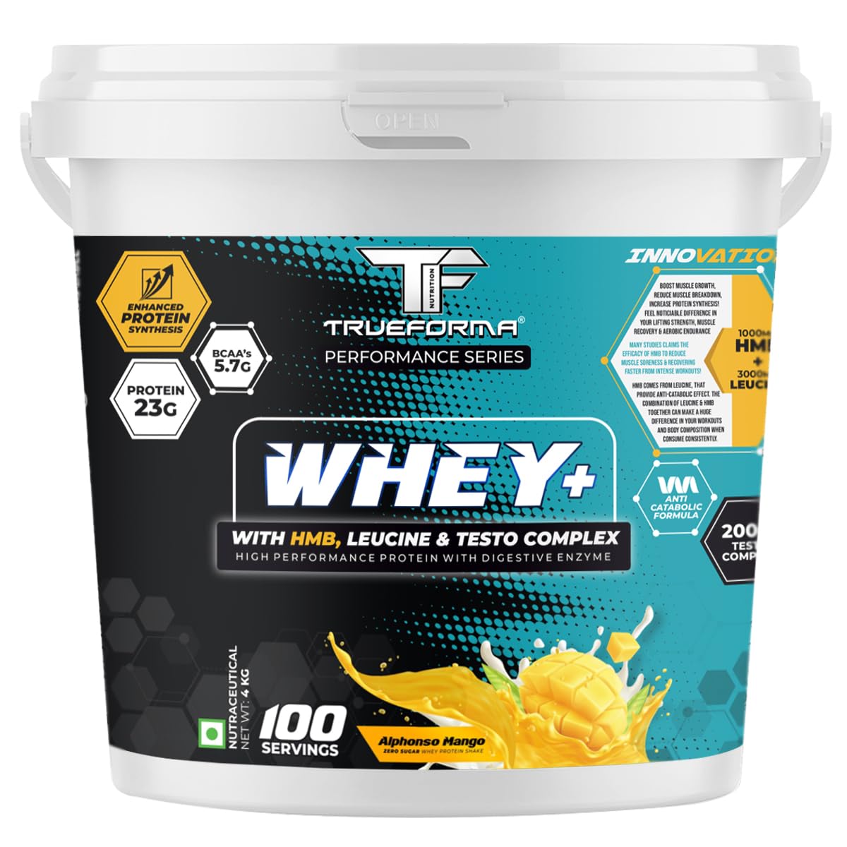See full amazon price history chart for Trueforma Whey+ (With HMB, Lecucine & Testo Complex) (Alphonso Mango, 4KG) Trueforma Whey+ (With HMB, Lecucine & Testo Complex) (Alphonso Mango, 4KG) (B0D2WCMX18) Amazon Price History, Amazon Price Tracker