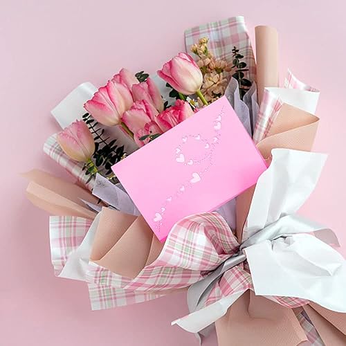 Miniatura 8 de Juego de 3 troqueles de corte para hacer tarjetas, troqueles de corte de metal con burbujas de corazón, troqueles de encaje en relieve, línea