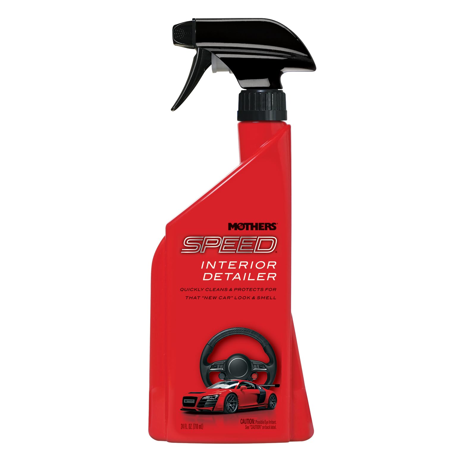 Mothers Speed Interior Detailer, 24 oz. – Cleans Dash, Glass, Screens, Vinyl & More, Safe Ammonia-Free Formula Removes Dirt & Smudges, Leaves a Dry, Streak-Free Finish & Fresh Scent (18324)