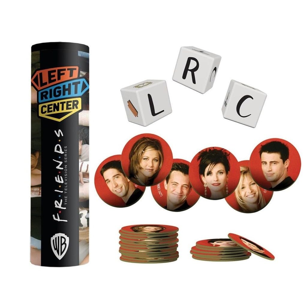 Elf Edition of Left Right Center | Gioco di dadi da collezione con tema Buddy The Elf | Licenza ufficiale Elf Game