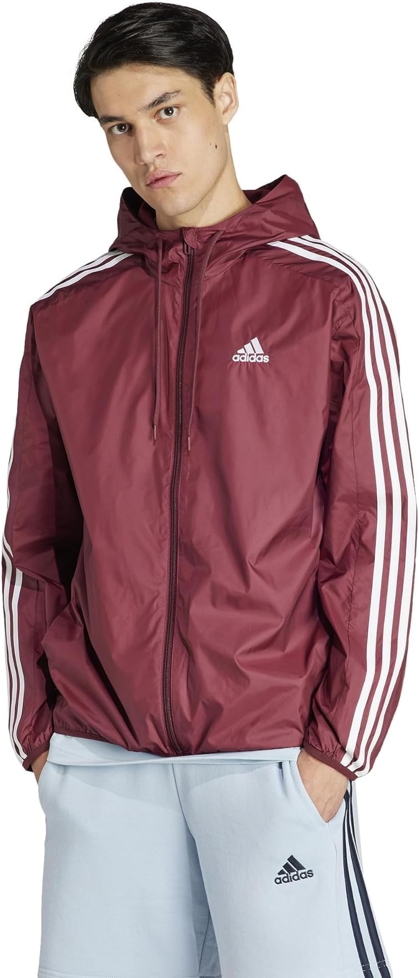 Essentials Woven 3-Stripes Windbreaker