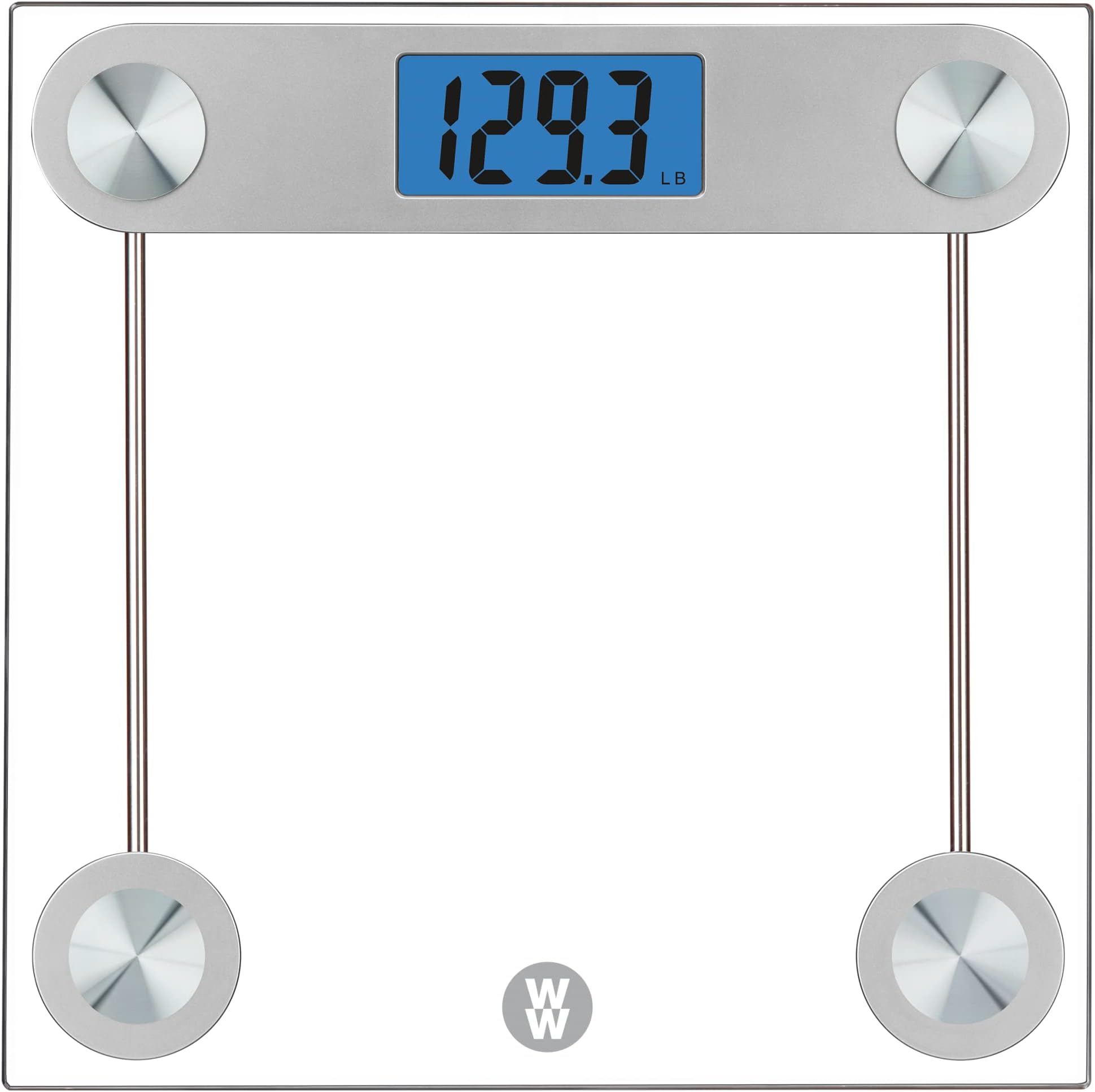 Weight Watchers Scales by Conair Scale for Body Weight, Digital Bathroom Scale in Clear