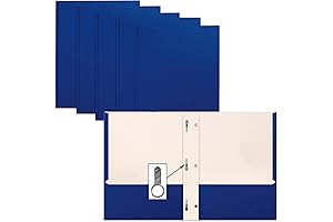 AccuReports Blue Paper Prong Folders Bundle - Value 50 Pack