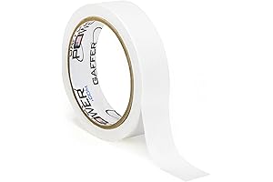 1" x 20 yds Labeling Tape for Consoles, DJ Mixing Boards, and Crafts