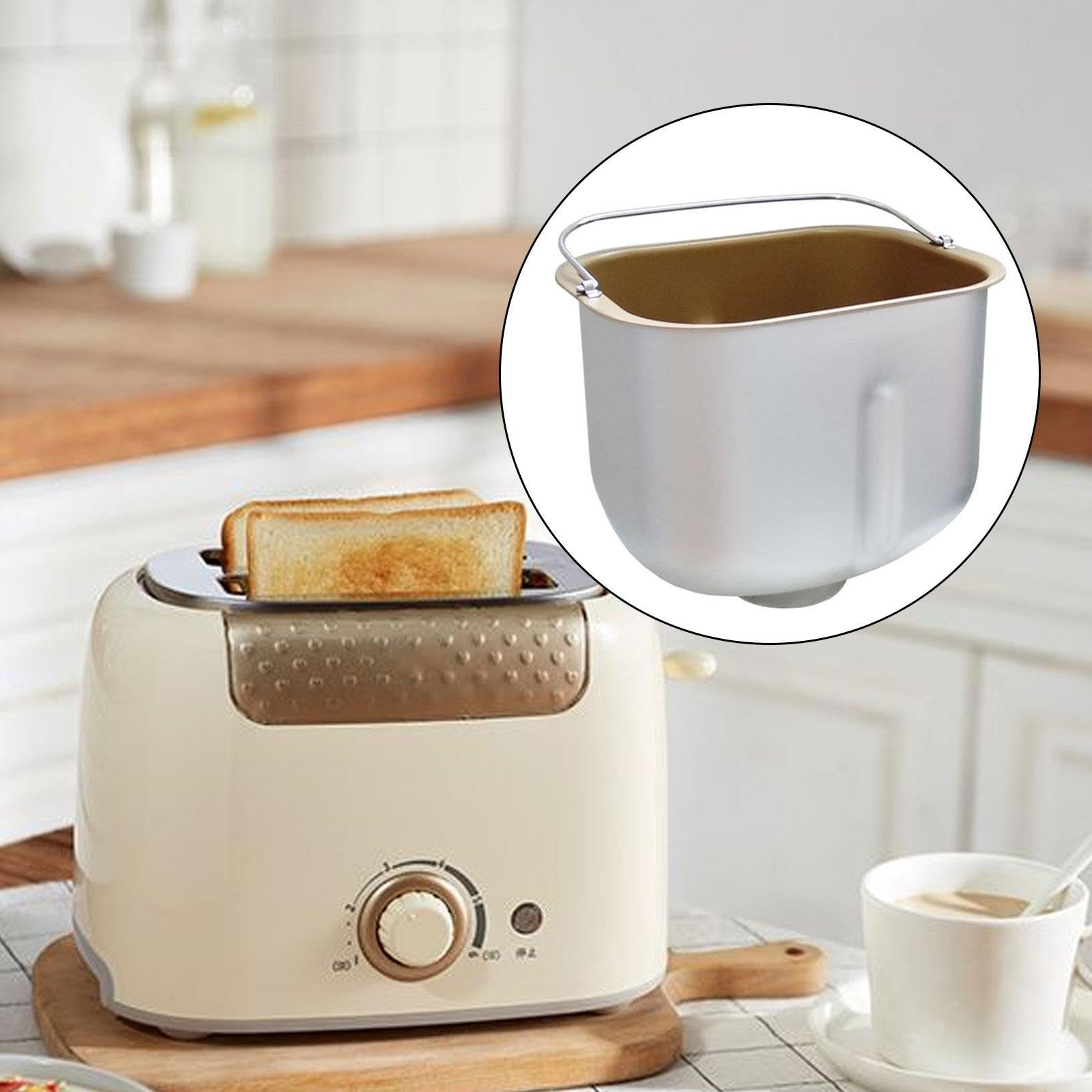 Cubeta Interior Rectangular para Máquina de Pan, para Uso Comercial en Cocinas Y para Mezclar
