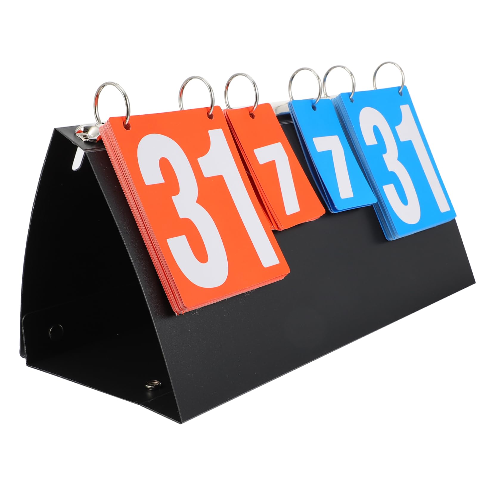 Abaodam Tischtennis-anzeigetafel Punktetafel Desktop Scorer Sportbedarf Basketball-spielbedarf Punkte-Flipper