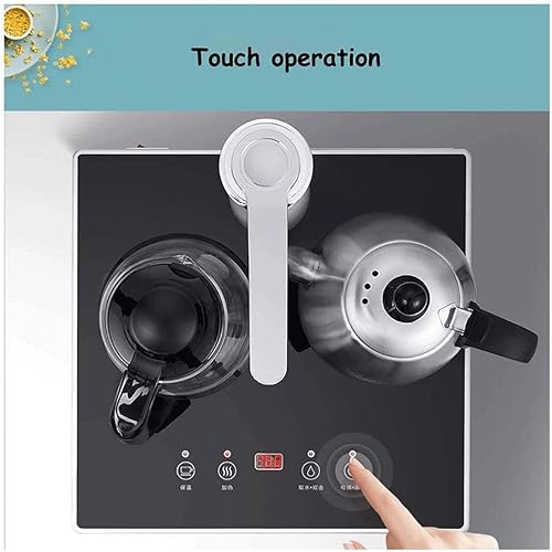 Miniatura 5 de Dispensador de agua caliente, hervidor eléctrico de acero inoxidable 304, protección para hervir y secar, estufa de café para té y oficina en casa