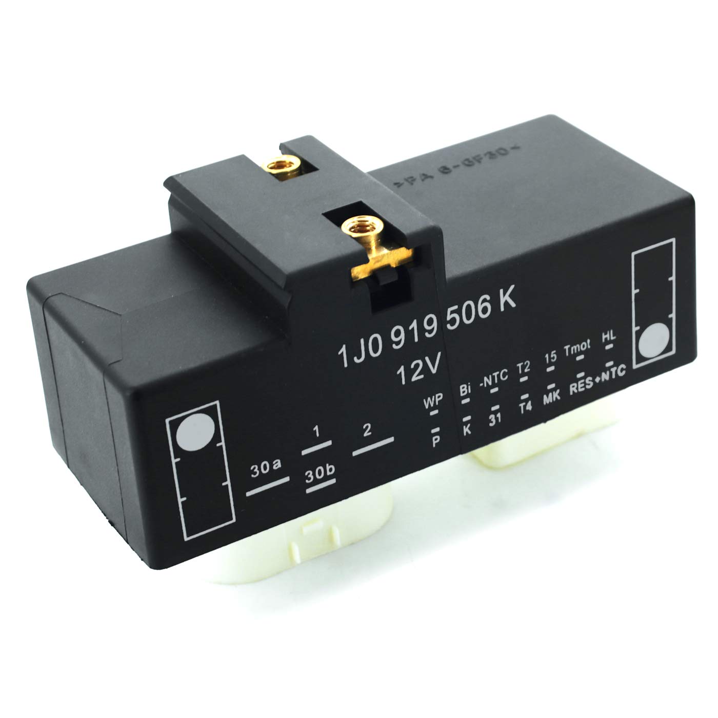 1J0919506K Electric Cooling Fan Control Module Relay Radiator Compatible with Golf Jetta Beetle/TT Quattro 1 J0 919 506K