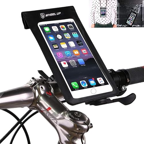 Bolsa para manubrio de bicicleta, soporte para teléfono de bicicleta, soporte universal impermeable para teléfono de bicicleta, bolsa de ciclismo