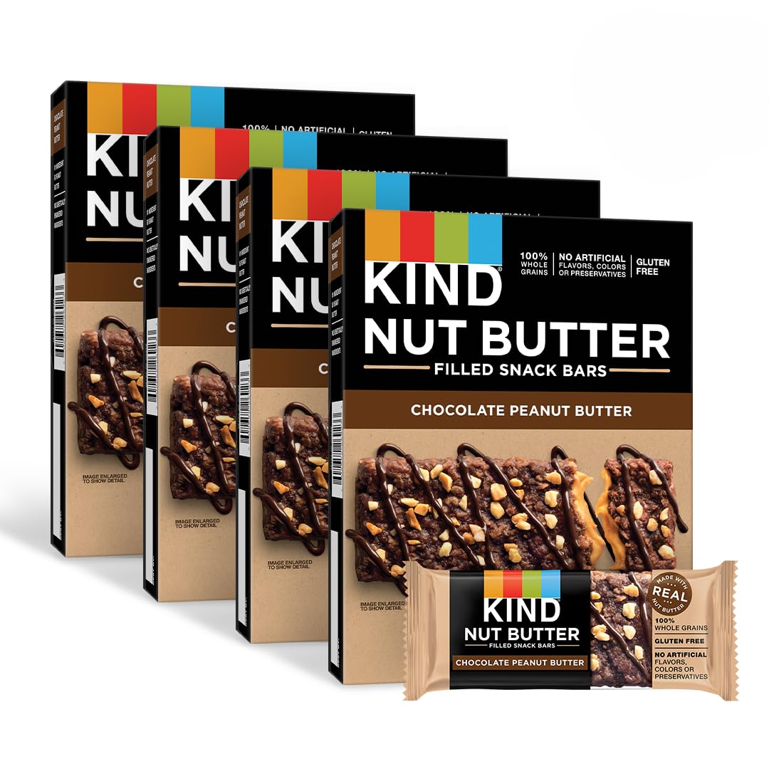 KINDNut Butter Filled, Chocolate Peanut Butter, 48Ct