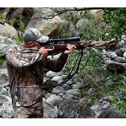 Gun Slicker Scoped Rifle Case, Shotgun Case, Waterproof Camo Rifle Sleeve Cover, Fast Case Gun Pack Accessories, For Guns 38” To 56” - Gun Slicker (Alpine Mountain Camo) #TOP6