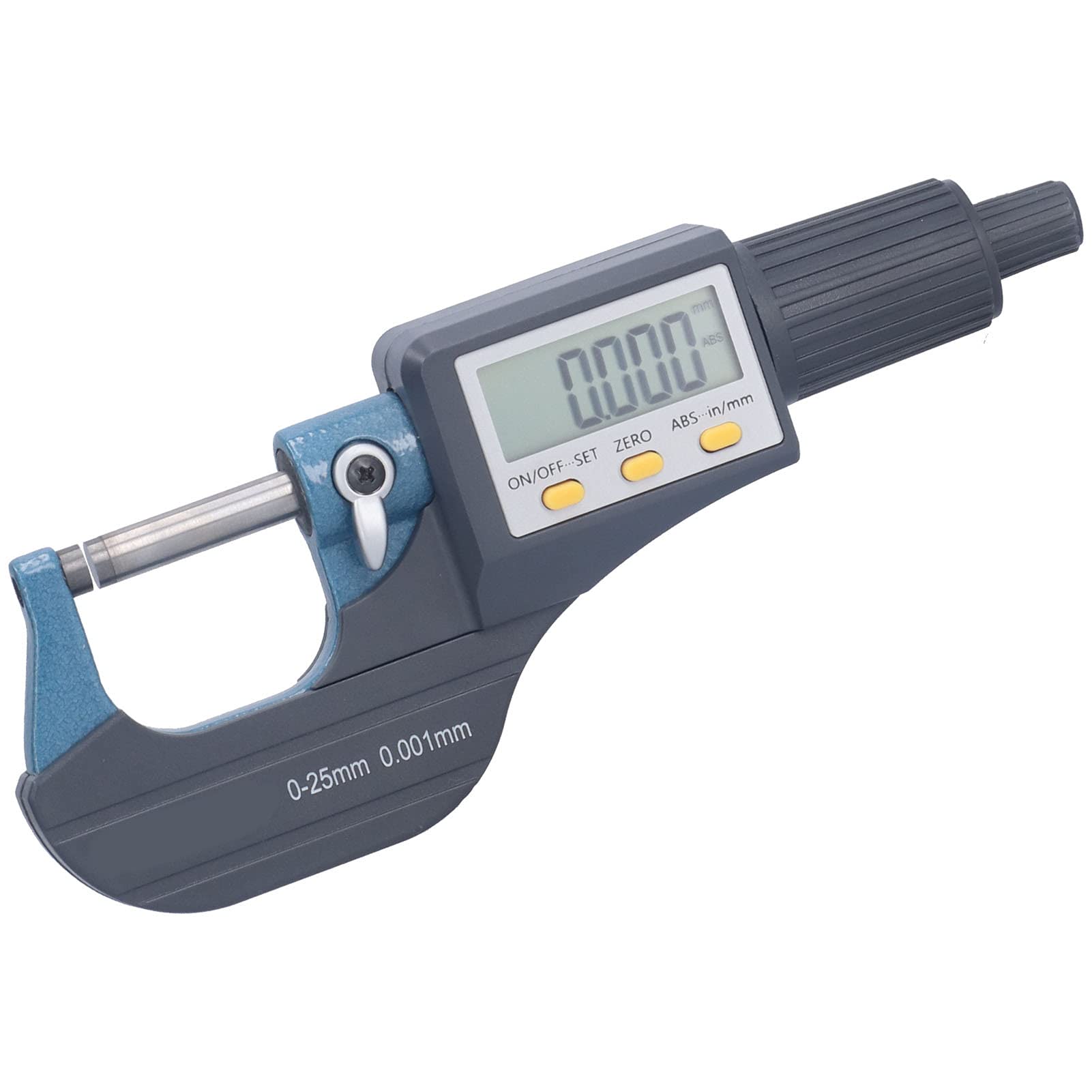 Digitales Mikrometer Zur Präzisen Dickenmessung mit Einer Auflösung von 0,00005 Zoll für Profis, Bereich 0–25 Mm
