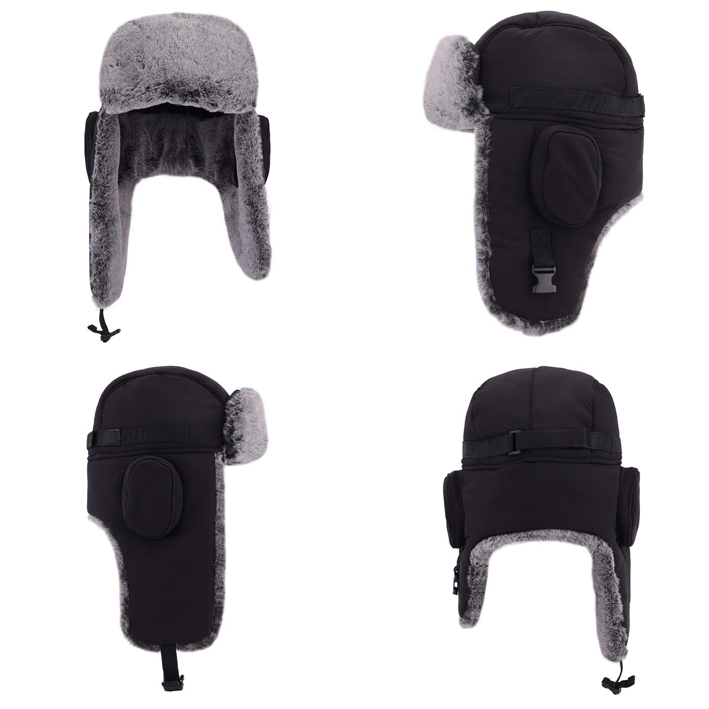 Gisdanchz Sombrero de Invierno Impermeable A Prueba de Viento Gorro Ruso Sombrero de Esquí