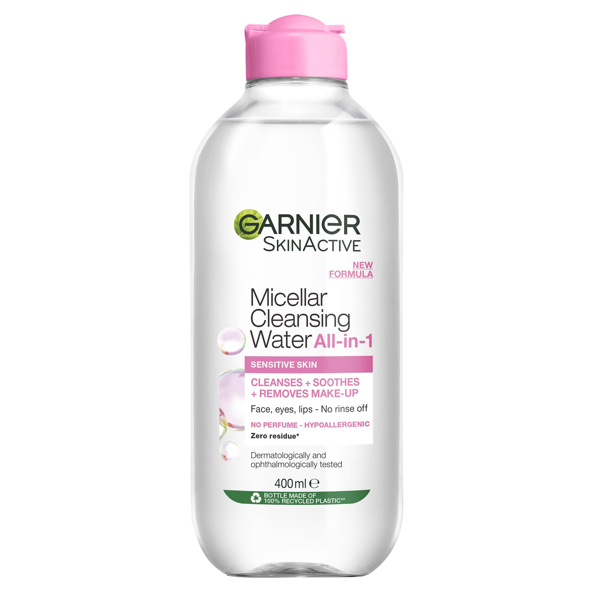 Garnier SkinActive Micellar Cleansing Water For All Skin Types 400ml – Removes Makeup, Cleanses & Refreshes Skin, Gentle No Rinse Formula for Sensitive & Normal Skin-image-22