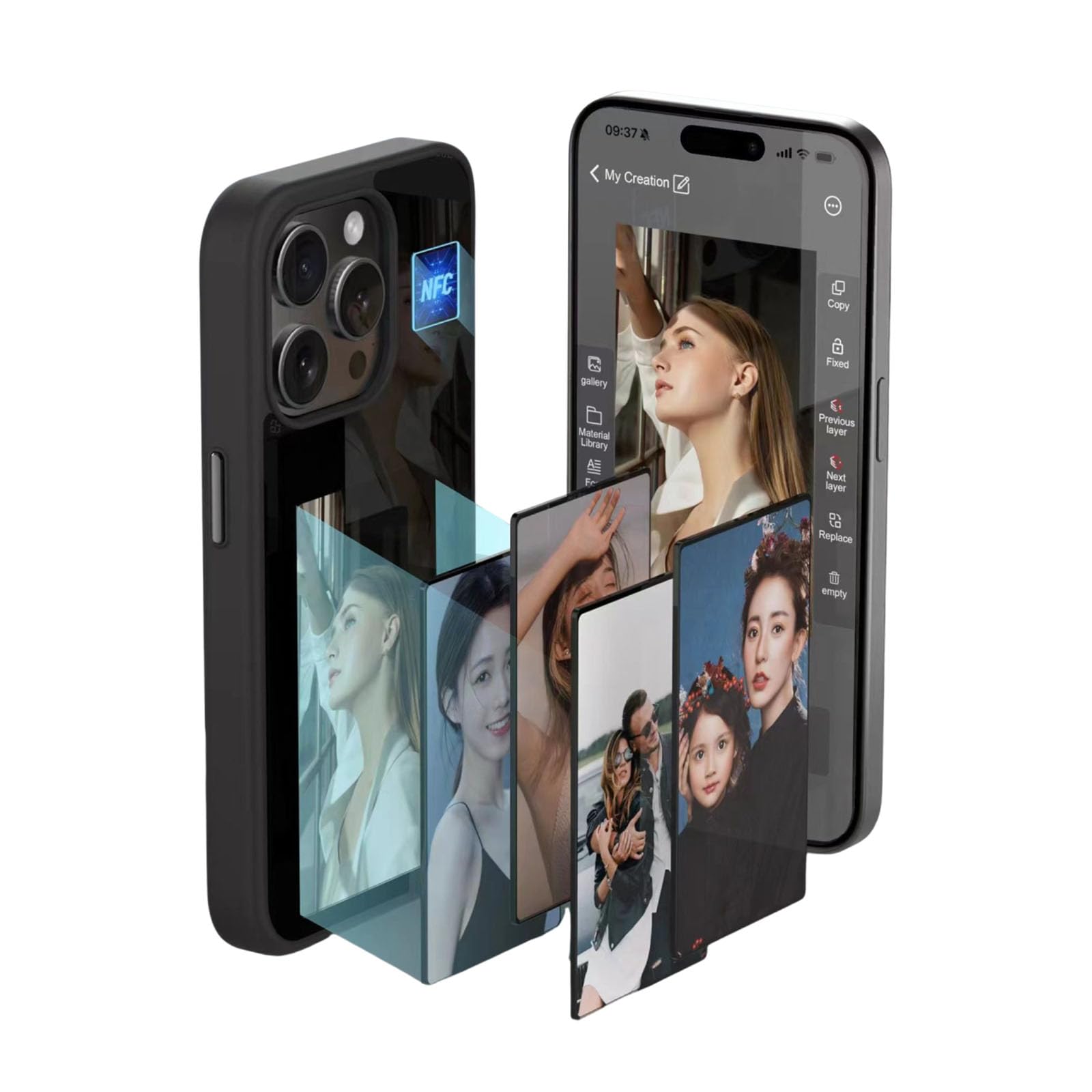 Generic Snap Frame E Ink Phone Case Smart Ink Screen Desertcart