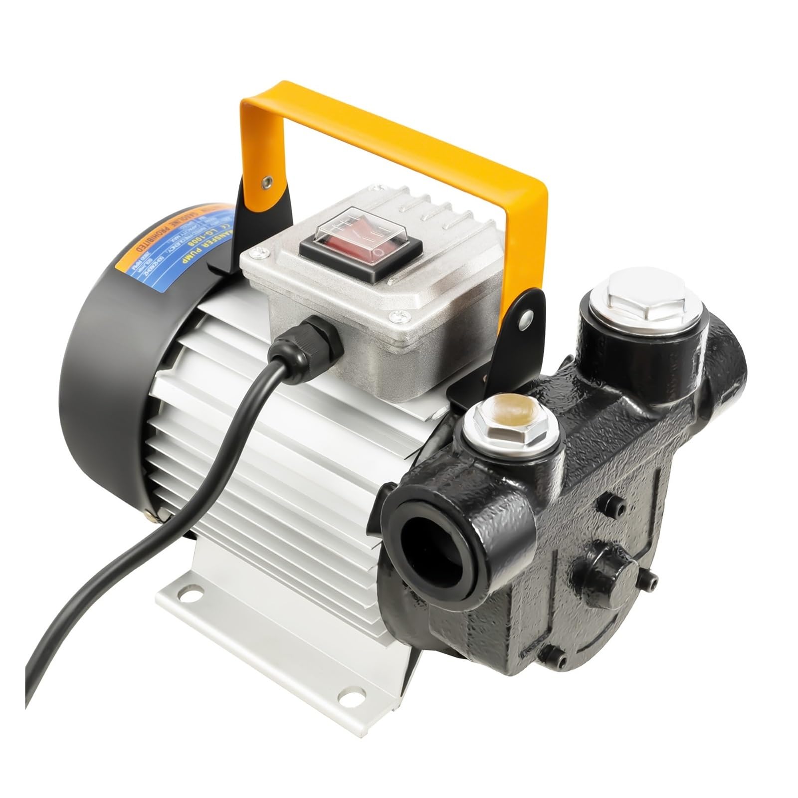 Bomba Diésel De 230 V Con Conexiones, Abrazaderas Y Filtro, Aceite Eléctrica Autocebante, Motor Sin Escobillas, Portátil Mano TráFico Intenso