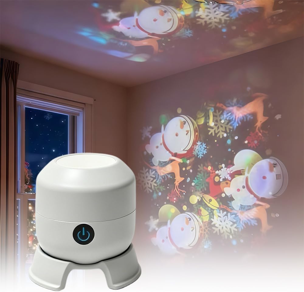 DTSXFTLY Dynamic Rotating LED Projector Light