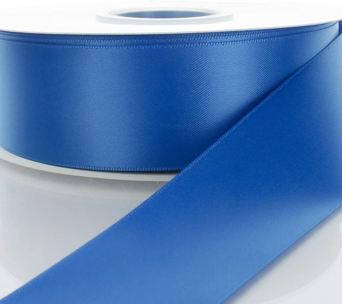 3" Classic Blue Double Faced Satin Ribbon 25 Yards