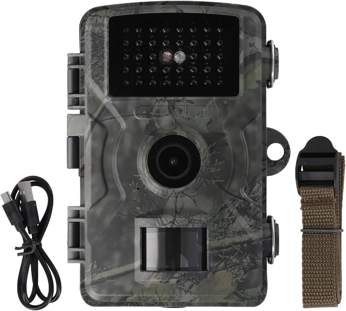 Wildkamera, mit App 16MP HD Wildtierkamera mit 940nm Nachtsicht Bewegungsmelder, 90° Weitwinkel, IP66 Wasserdicht für die Jagd Wildlife Scouting für Wildüberwachung, Deer Scouting