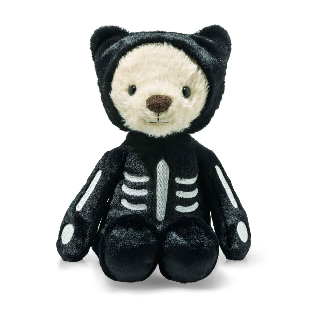 Steiff cuddly toy Mr. Bones Teddy Bear, cute stuffed animal, children, boys & girls, Friends, 34 cm, multi-coloured, 114168 โ image 1