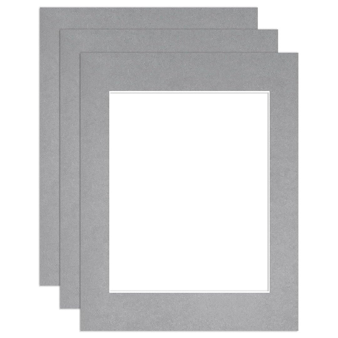 Procut Global 14x11" Mid Grey Picture Mounts - Fits 10x8" Photo Size โ image 1