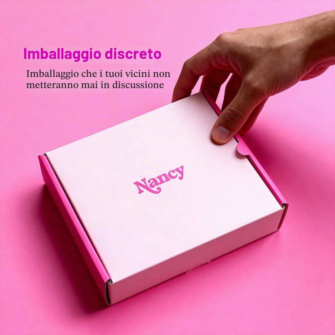 Hello Nancy Lem Dispositivo ad Aria con 12 Modalità | Superficie liscia e profilo silenzioso aiutano la cura quotidiana con presa comoda