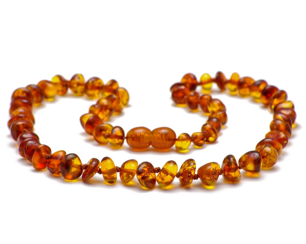 New Baltic Amber Necklace, Handmade Polished Cognac Amber Beads, 50% Richer & Higher in Value, 100% Natural Authentic Certified
