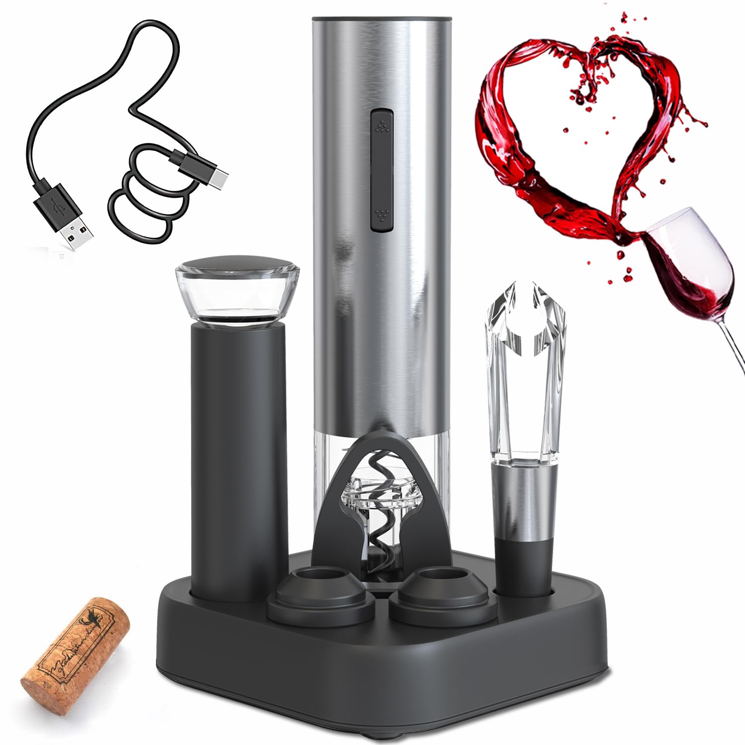 Vinata Melezza: Elektrische Kurkentrekker | Gemak & Stijl