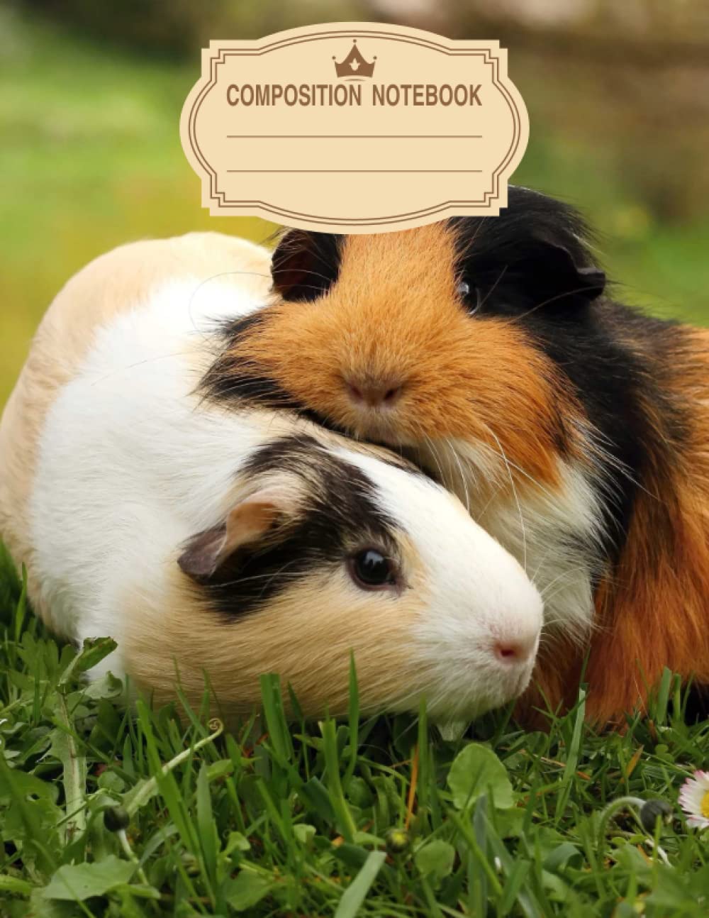 Composition Notebook: Cute Guinea Pigs Lined Notebook, Diary, Track, Log & Journal Gift Idea for Boys Girls Teens Men Women