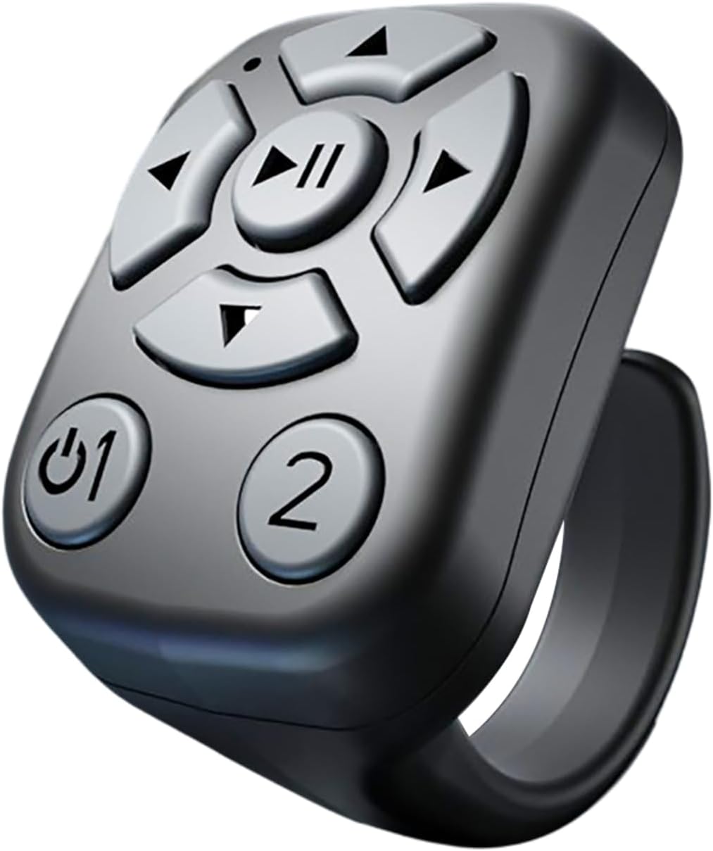 Remote Control – Selfie Control and Pin Pages E-Book | Wireless Scrolling for Video Recording, Camera Shutter and Hands-Free Control