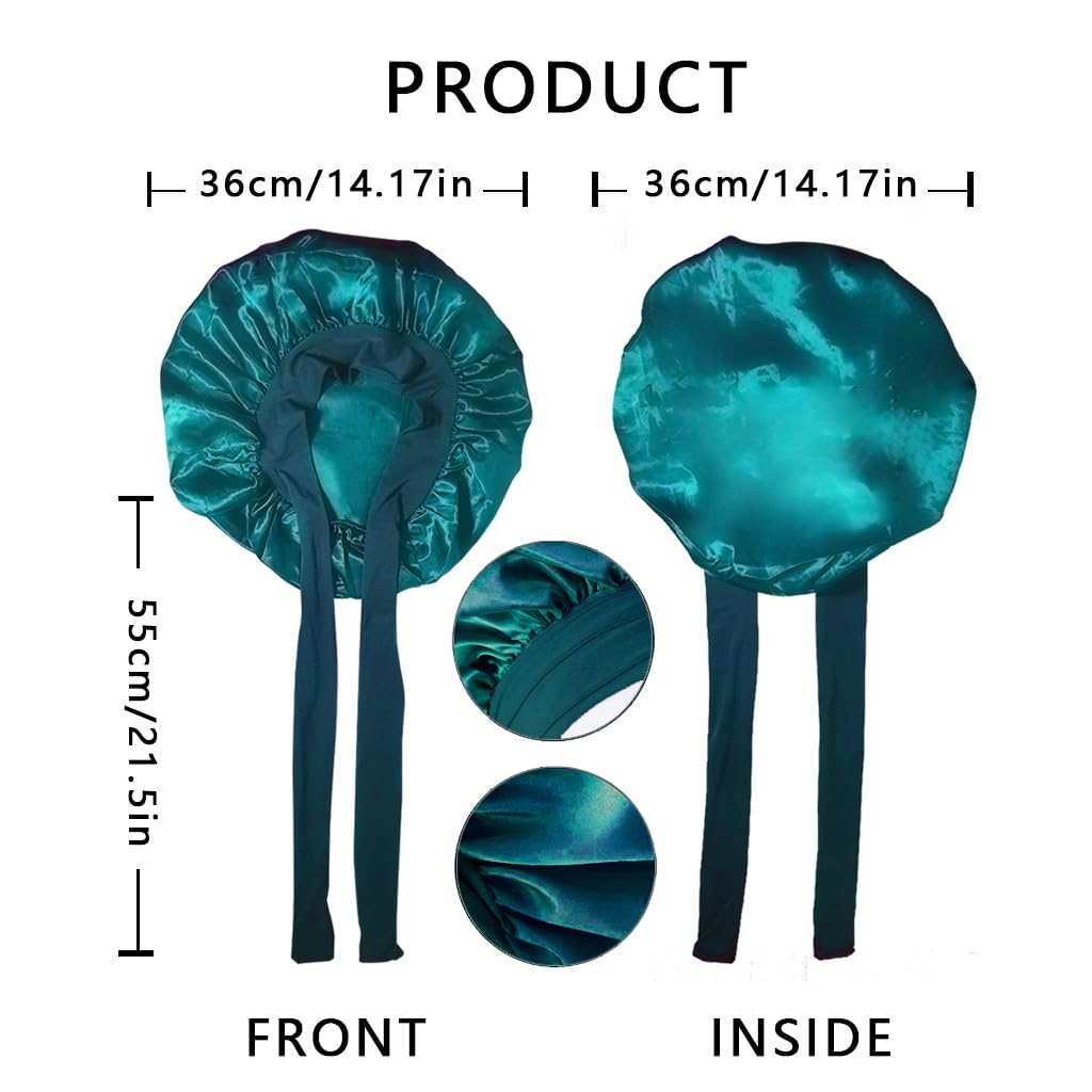 Satin Hair Bonnet for Women Sleeping - Image 2