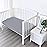 4-Pack Fitted Crib Sheets for Boys and Girls - Breathable, Soft Microfiber Baby Sheets in Dark Grey & Pink