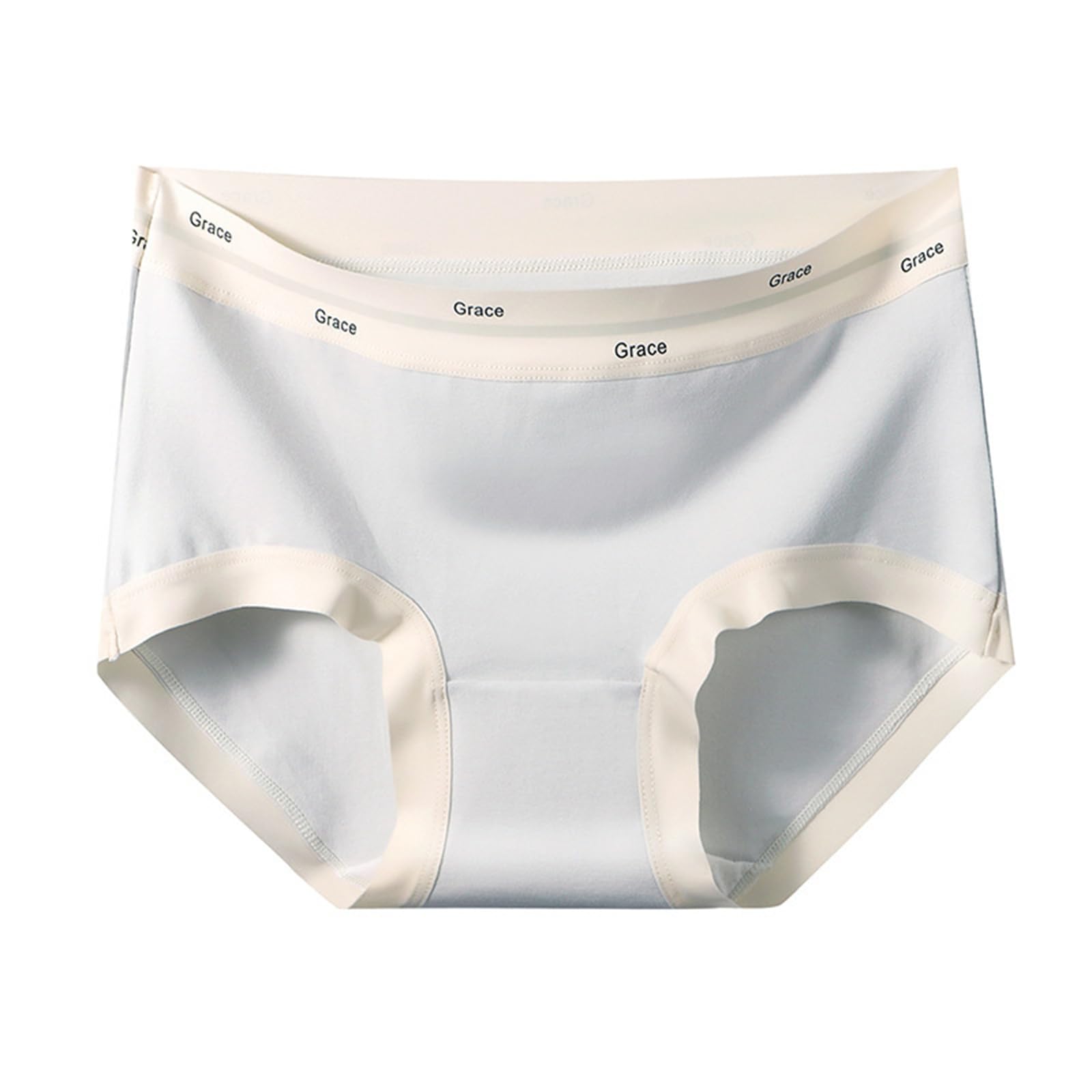 Culotte Hipster Donna in Biancheria Intima di Cotone Senza Soluzione di continuità Femminile A Vita Alta con Lettere di Grande Dimensione per Le Donne 3 Pacchi