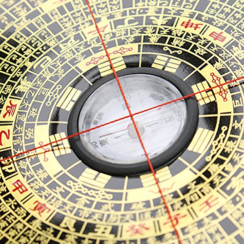 Fengshuige Chinese Feng Shui Luo Pan Tool Ancient Compass Good Luck 7.3" #TOP3