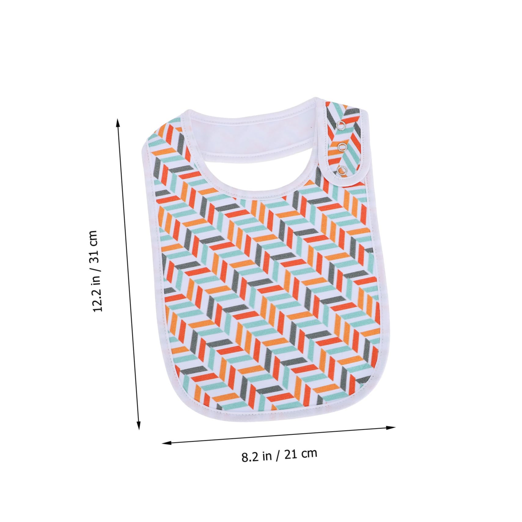 ifundom 8piezas Baberos Infantiles De Algodón De Toallas Absorbentes Para Bebés Ajustables y Suaves Para Recién Nacidos y Niño Niña Pequeños