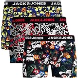 JACK & JONES Trunks 3er Pack Boxershorts Boxer Short Unterhose Mehrpack (M, 3er Pack @18)
