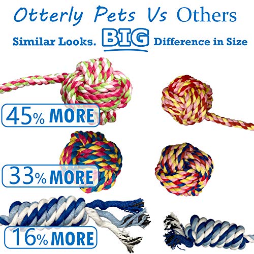 Otterly Pets Puppy Dog Pet Rope Toys For Small To Medium Dogs (Set Of 4) #TOP3
