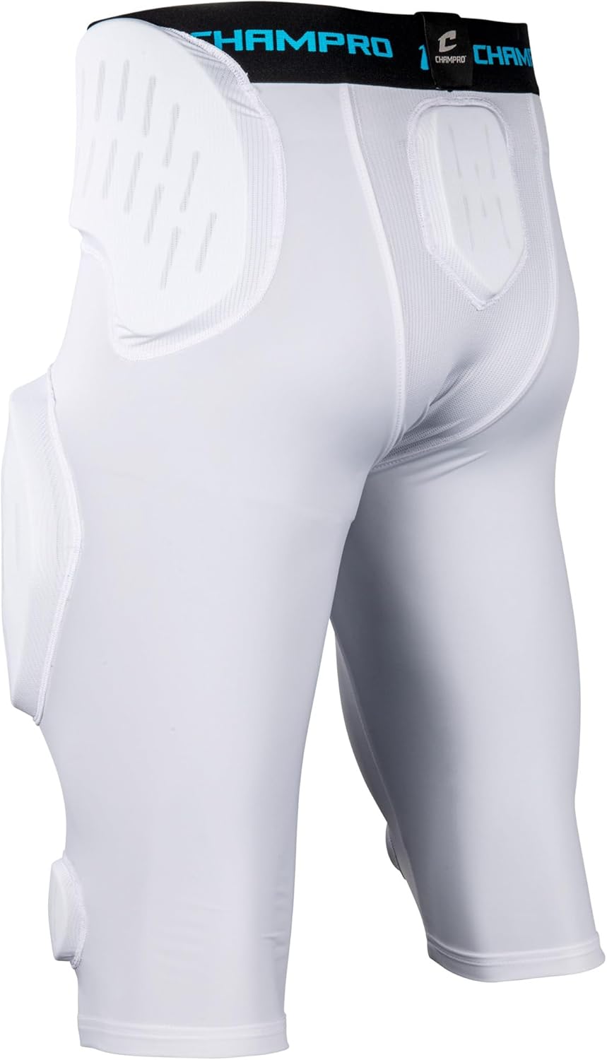 Champro Formation 7-Pad Girdle Adult L White - Image 2