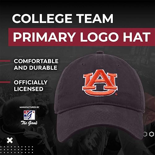 Miniatura 2 de The Game NCAA - Gorra con logotipo de ajuste relajado para adultos, logotipo bordado, 100% algodón, eleva tu estilo y muestra tu espíritu de equipo